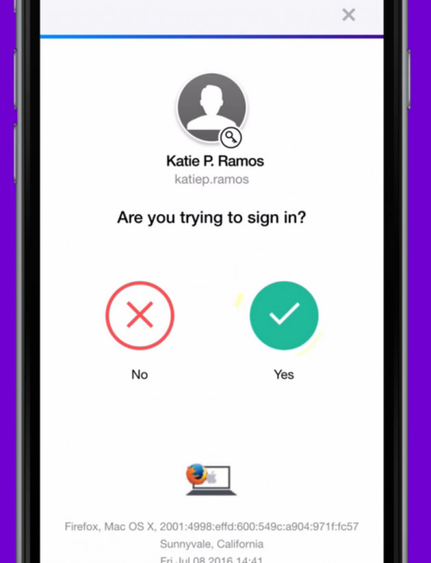 Yahoo and Google offer easy ways to authenticate your identity with a registered device you have on you