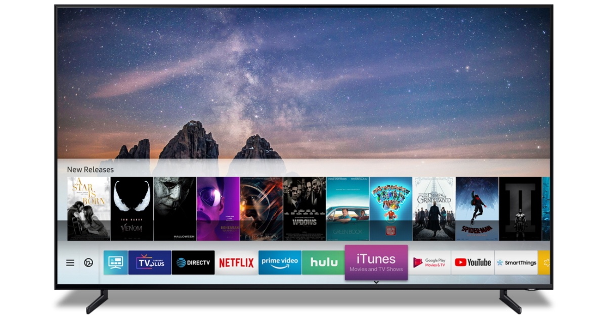Samsung is bringing an iTunes app to its smart TVs soon