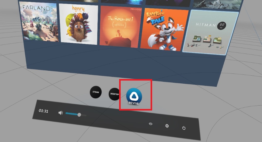 Revive store oculus home