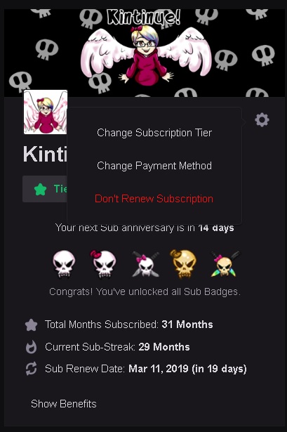 Does twitch subscription auto renew