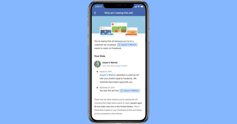 Facebook’s totally not listening to you, its new ad disclosure feature screams desperately
