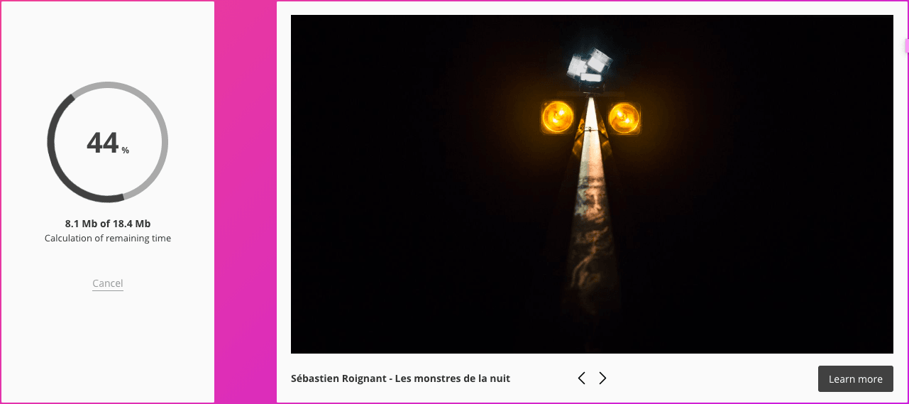 Smash’s file transfer service just let us transfer a 33GB file for free