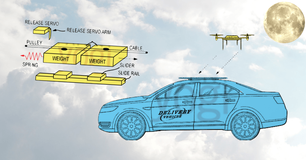 Full moon patents: Disney’s acrobatic robots and Ford’s drive-by drone deliveries Featured Image