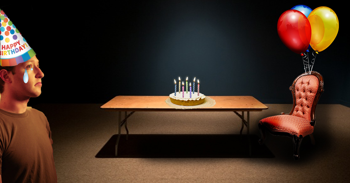 A look at Facebook.com’s homepage over the last 15 years