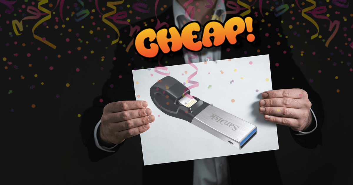 CHEAP: This 256GB (!) iPhone-compatible flash drive is now under $80