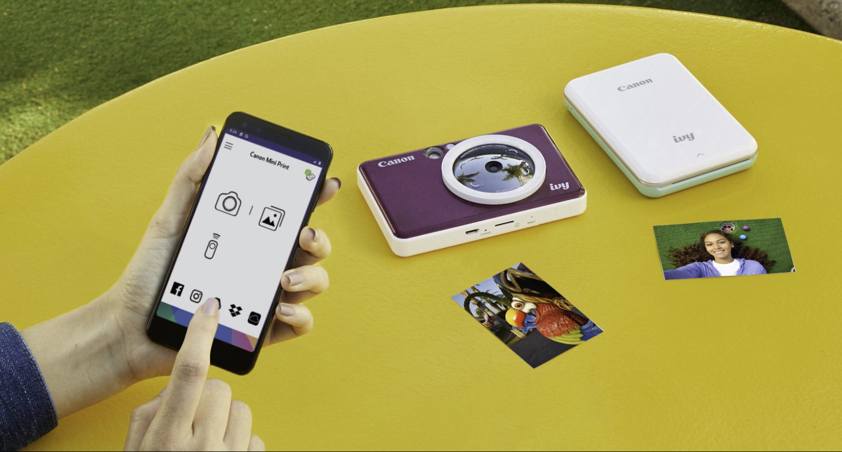 Canon’s new Ivy Cliq cameras join the modern Polaroid fad