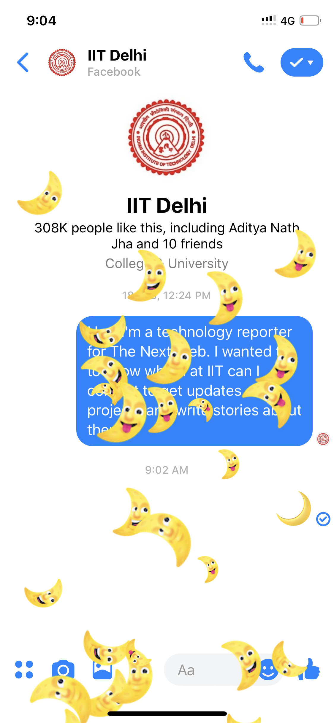 Enable Dark Mode In Messenger By Sending An Emoji Enable Dark Mode In Messenger By Sending An Emoji