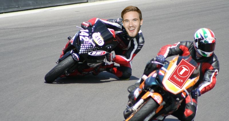 Bollywood pushes T-Series ahead of PewDiePie in the race for YouTube’s #1 spot