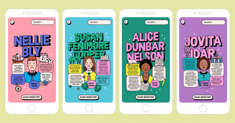 Lessons in Herstory uses AR to rectify women’s place in history books