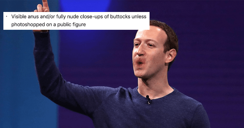 A close reading of Facebook’s wild nudity and sex guidelines