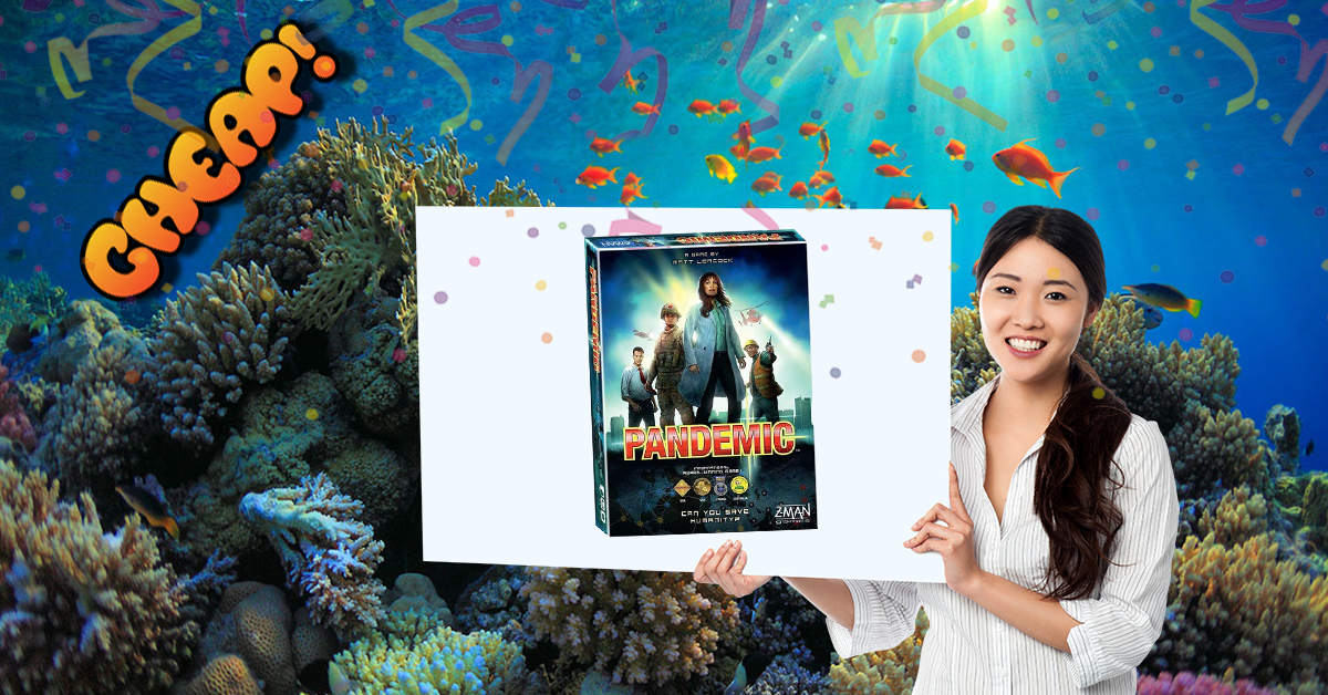 CHEAP: The amazing, co-op board game Pandemic has 27% off, YES!