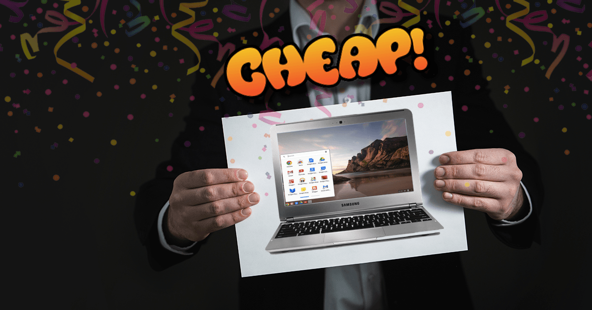 CHEAP: Even people without brains would understand 70% off a Samsung Chromebook is a great deal