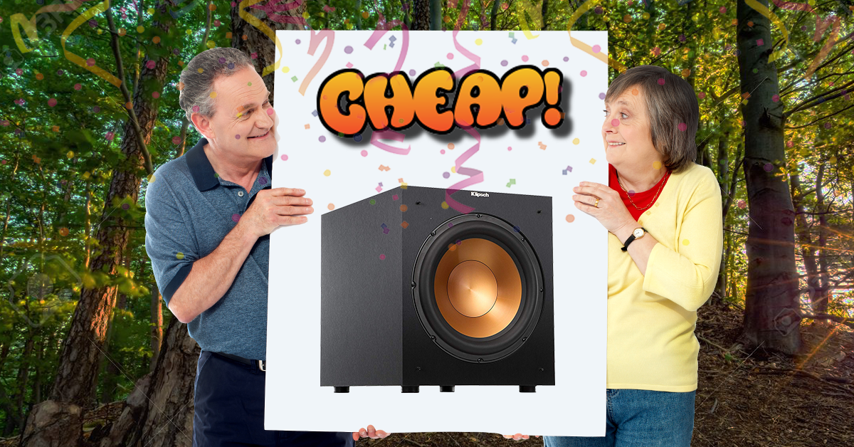 CHEAP: Get a Klipsch subwoofer for an earth-shattering 39% off