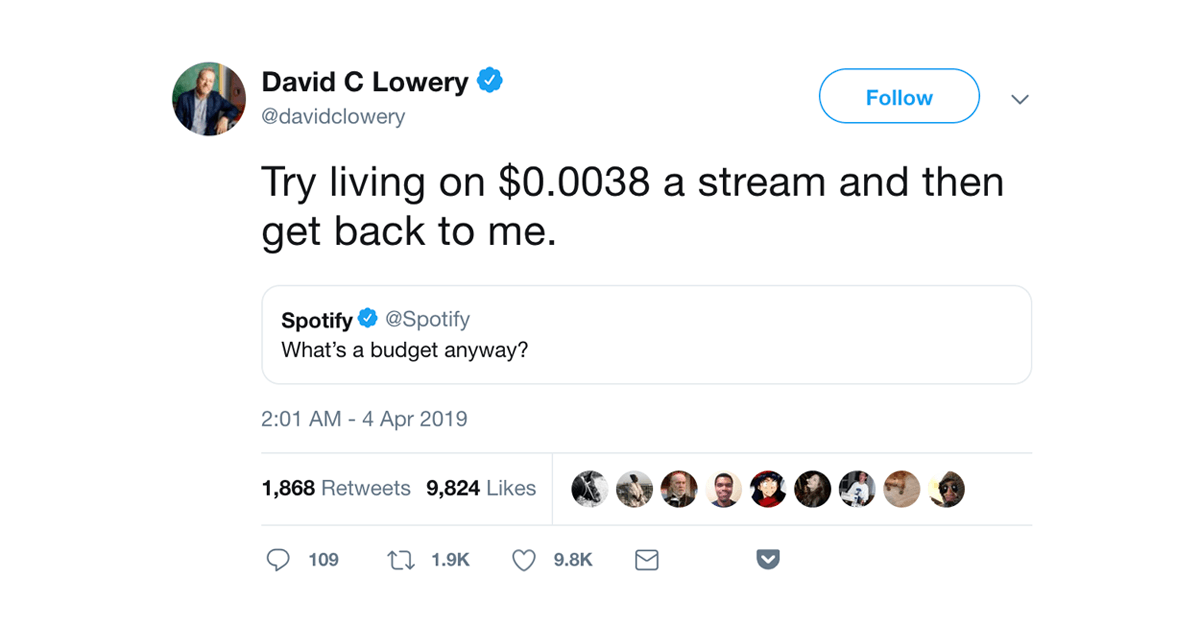 Spotify ad draws criticism over how it (under)pays musicians