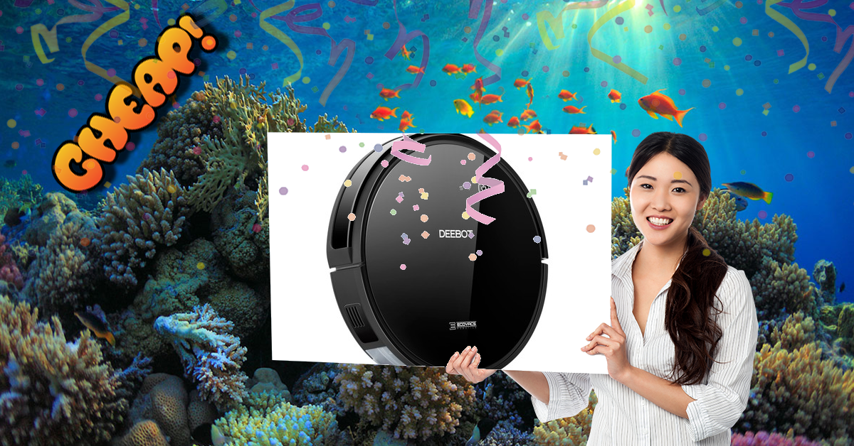 Cheap: This Ecovacs Deebot 601 robot vacuum cleaner is 50% off