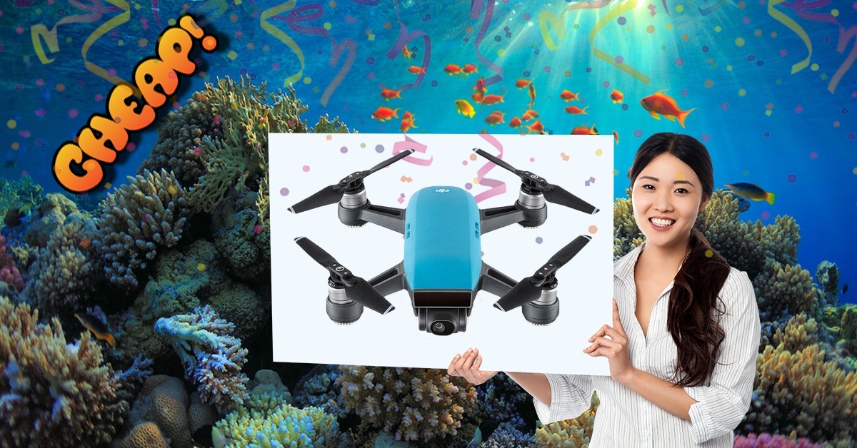 CHEAP: Fly high with $350 off this DJI Spark drone
