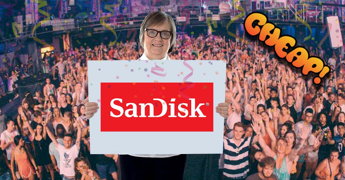 CHEAP: Savor this abundance of succulent SanDisk storage savings