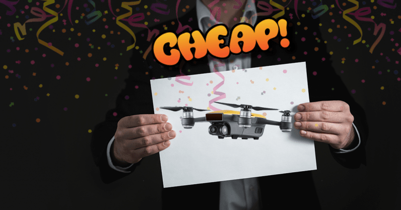 CHEAP: A bird? A plane? NO — it’s 56% off a DJI Spark Drone