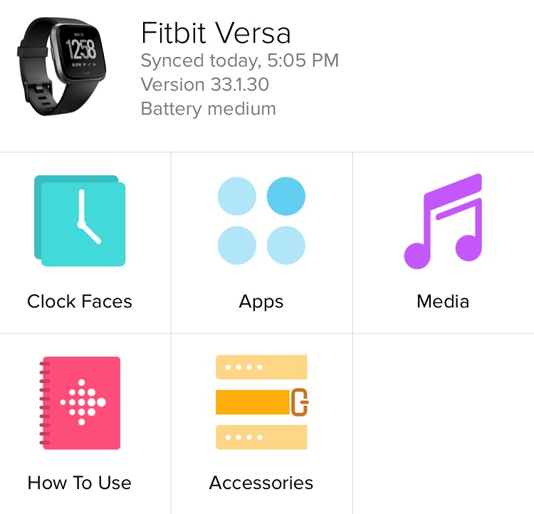 Fitbit versa outlet 2 apps list