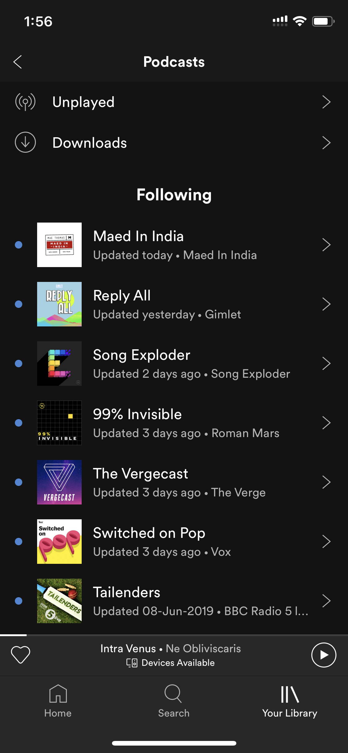 list of spotify podcasts