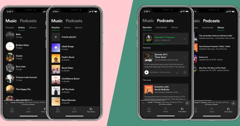 Praise (insert preferred deity), Spotify finally has a podcast tab