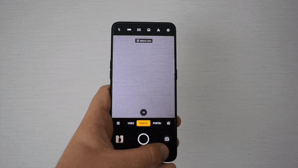 Oppo reno pizza slice selfie camera