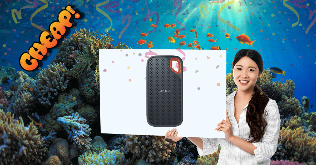 PRIME CHEAP: Store all your sorrows with $214 off SanDisk’s Extreme 1TB SSD drive