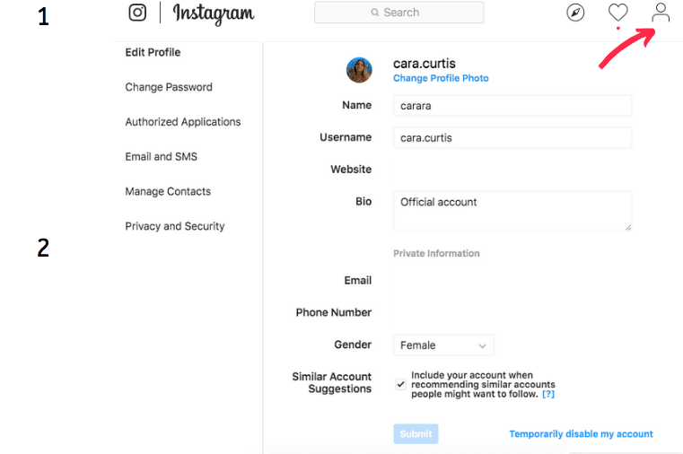 إليك كيفية حذف أو إلغاء حساب انستقرام Instagram شرح بالصور