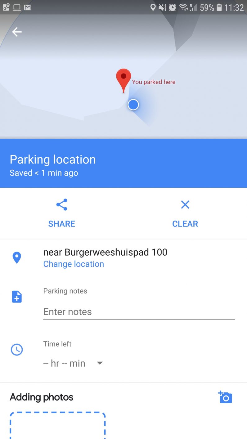 How to have Google Maps remember where you parked your car