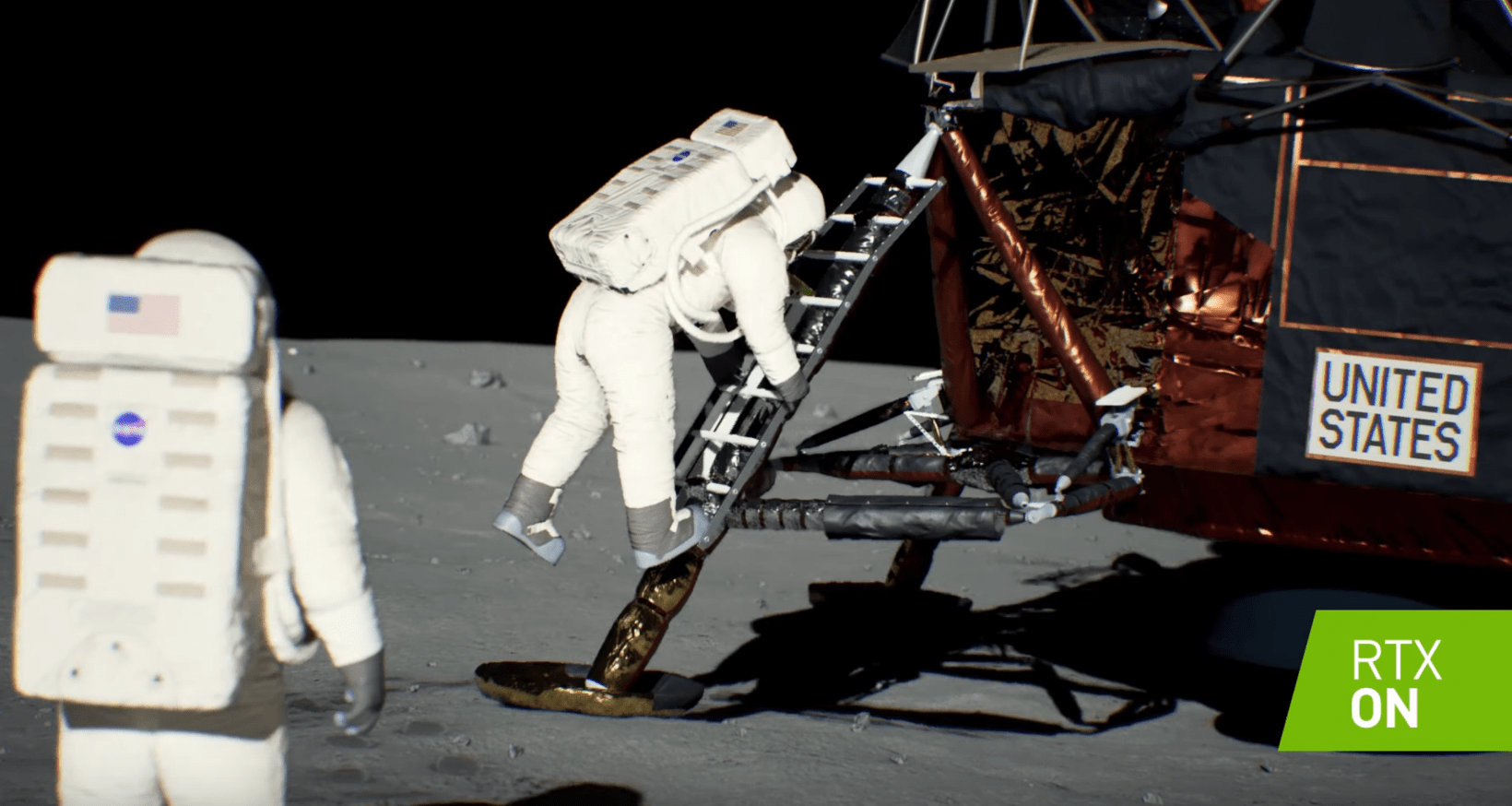 Nvidia replicated the moon landing with RTX graphics