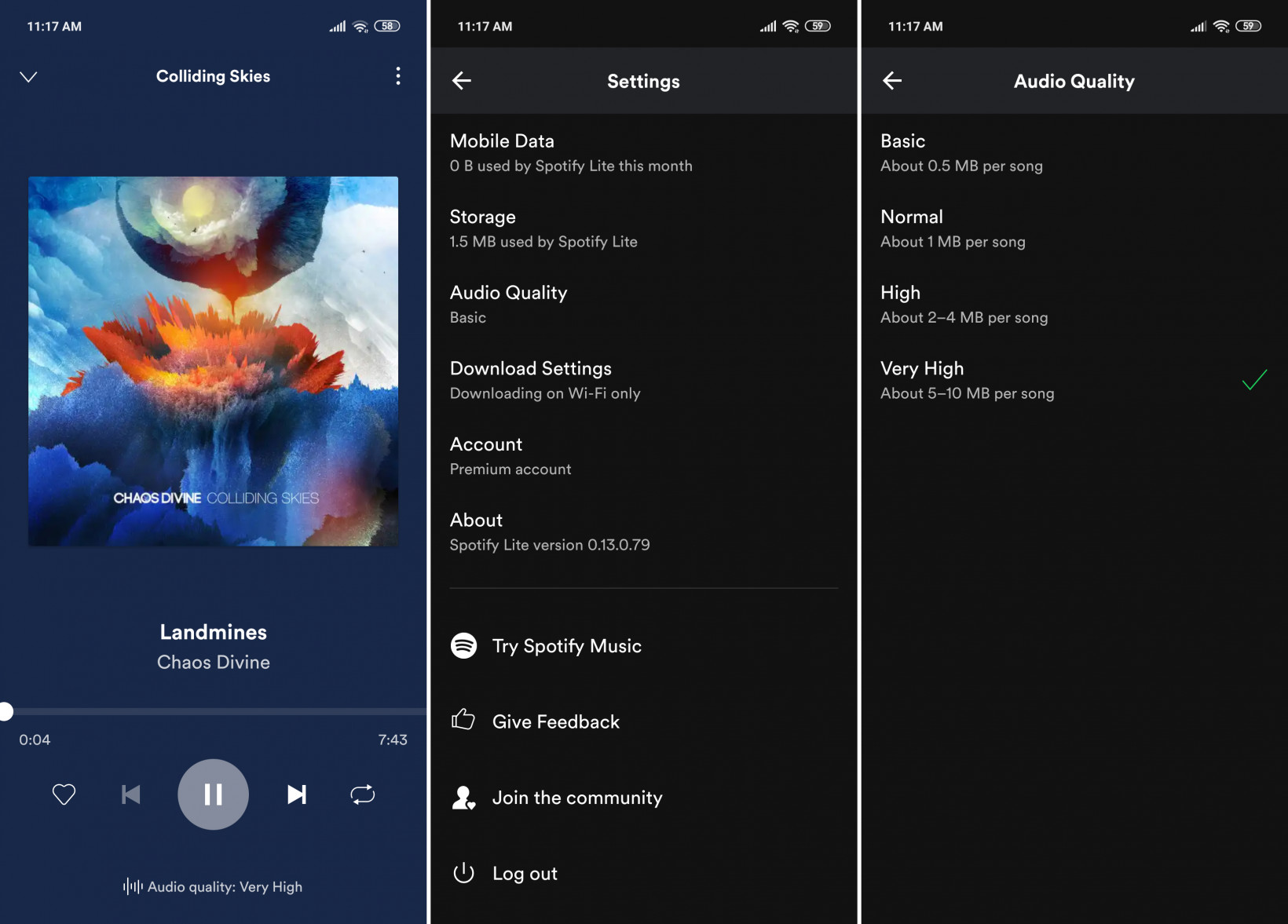 Spotify Lite gives you greater control over your mobile data usage
