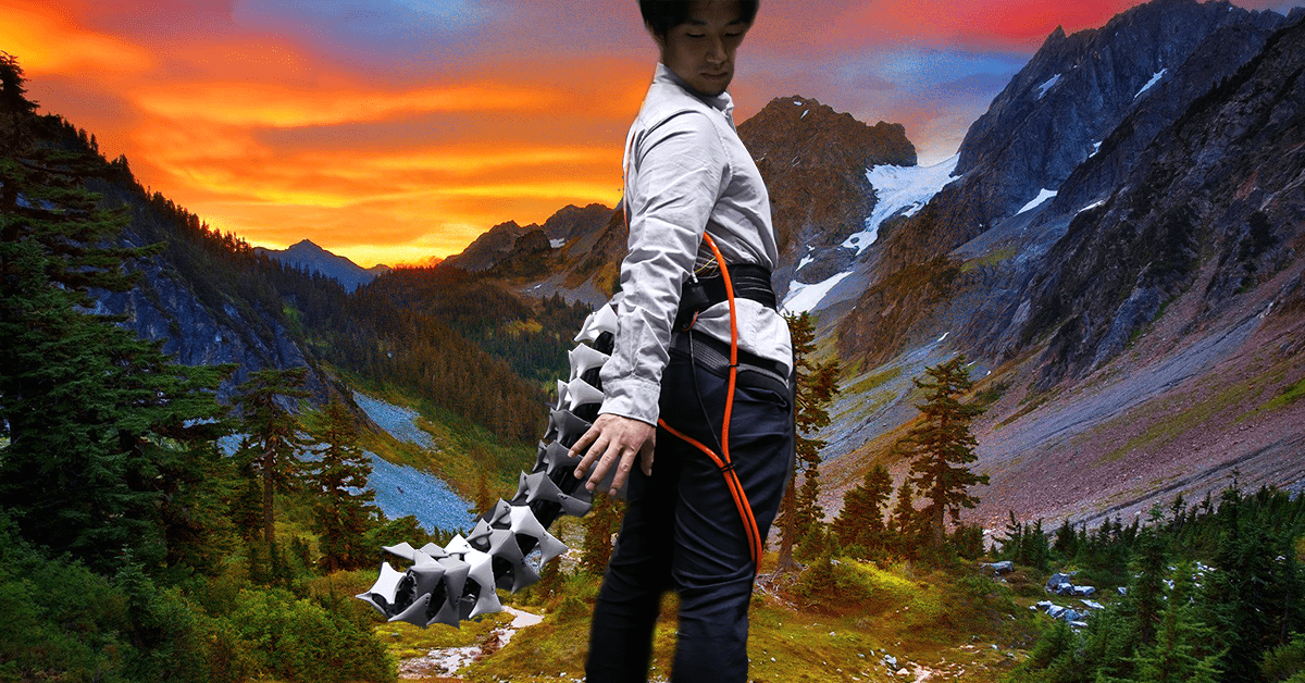 The Arque is a mechanical tail for humans — and lord I want one