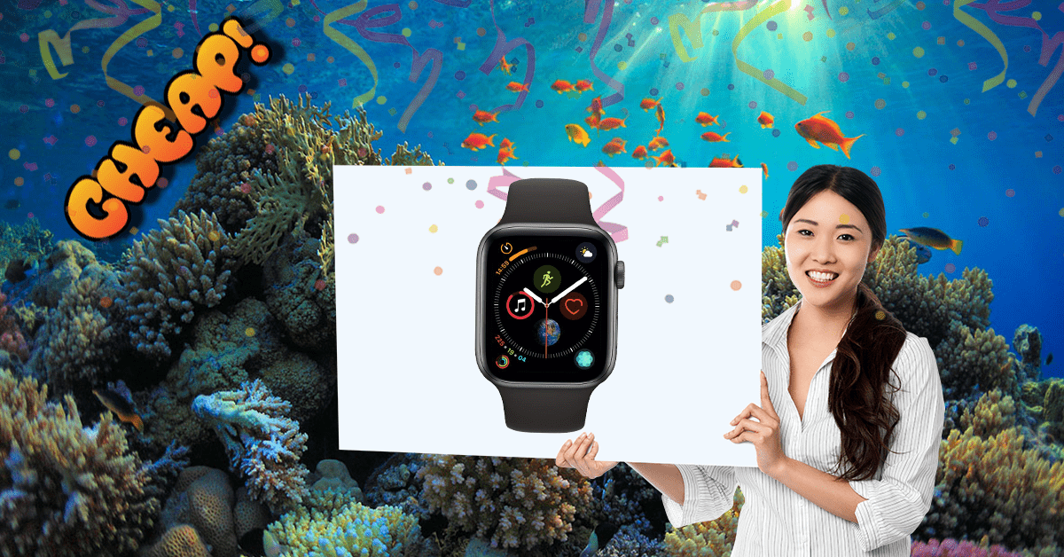 CHEAP: What? A 44mm Apple Watch 4 for $379? Don’t mind if I do