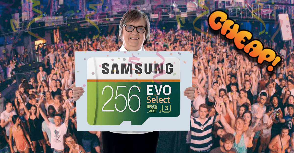 CHEAP: This Samsung 256GB microSD is only $37 — you know what to do