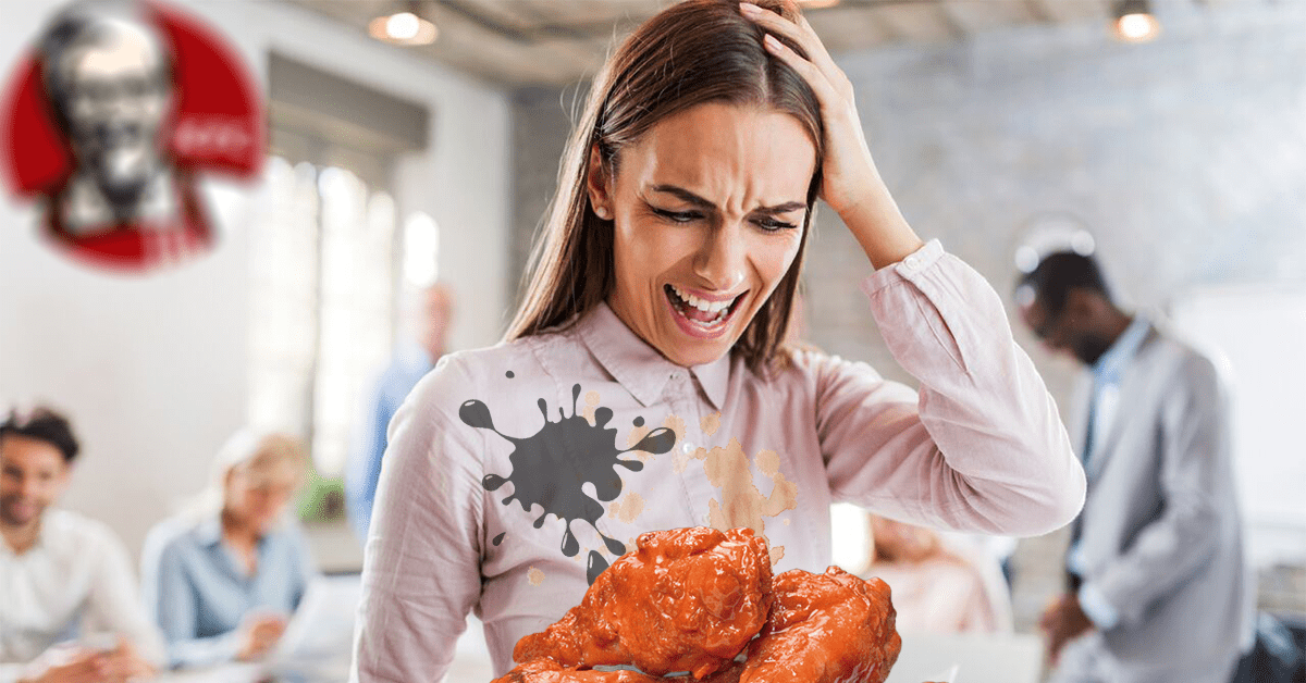 Dear messy desk eaters, here’s your emergency fix for grease stains (at work)