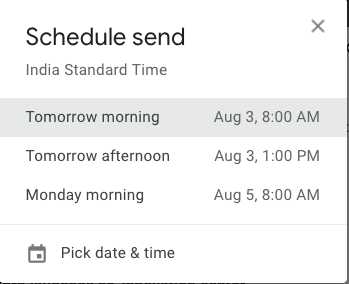 How to schedule an email in Gmail - 96