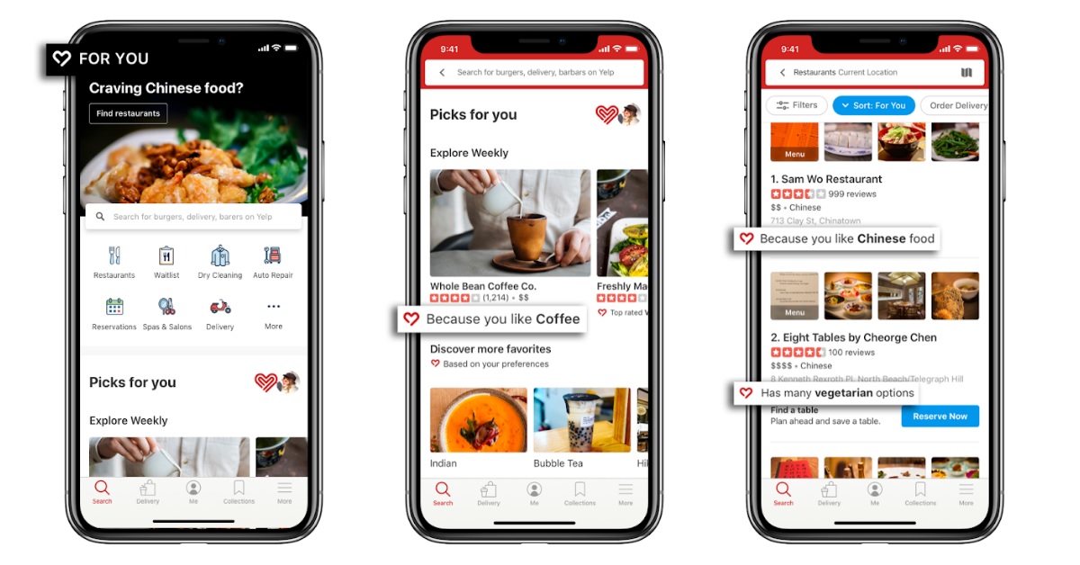 Yelp now lets you personalize its app based on lifestyle and diet