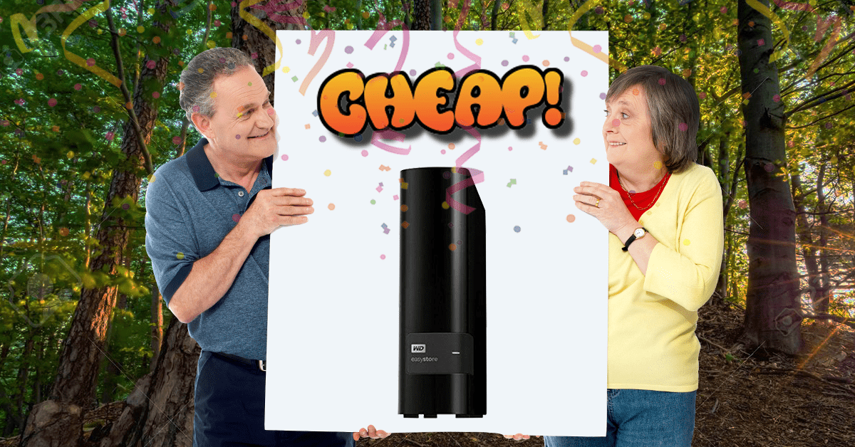 CHEAP: Lord! A WD 10TB external hard drive for $180 is a BLESSING — praise be!