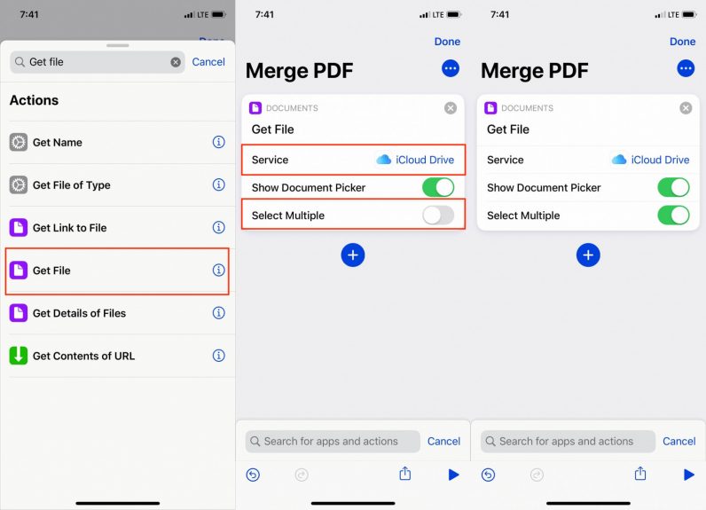 How to merge several PDFs or images into a single file  on iOS - 99