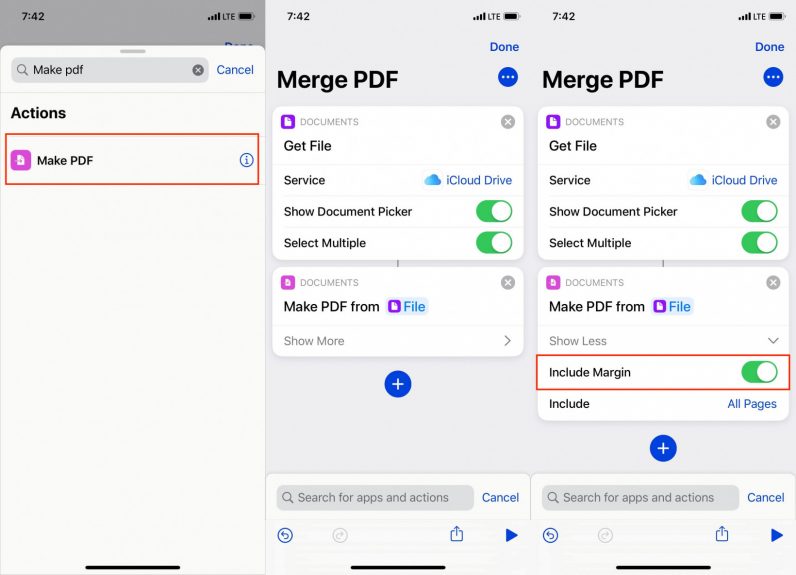 How to merge several PDFs or images into a single file  on iOS - 92