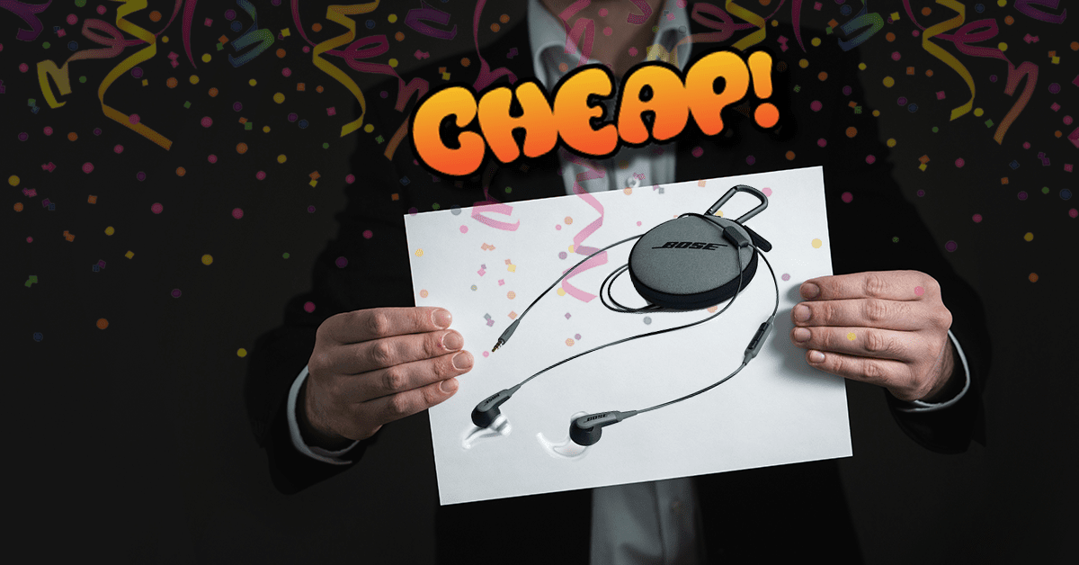 CHEAP: Oof, I’m sweating over these $50 Bose SoundSport in-ear headphones