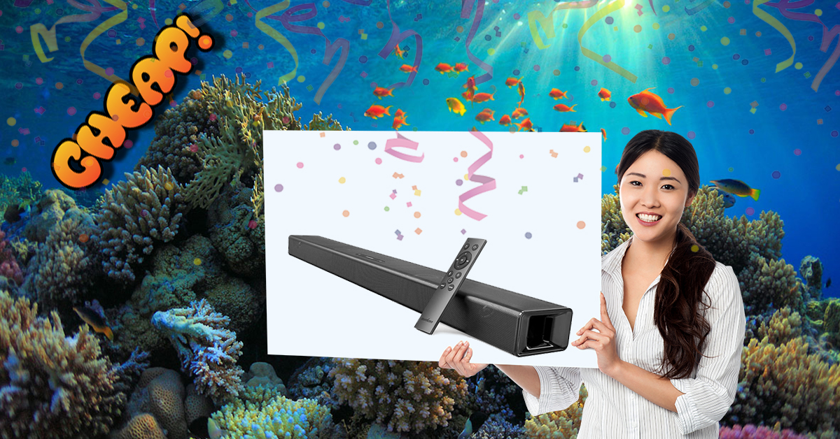 CHEAP: Watch your shitty reality TV on full blast with $42 off Anker’s Soundcore Infini soundbar