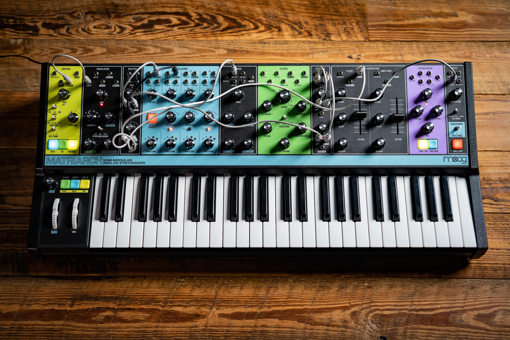 Moog’s retro Matriarch analog synth is now shipping