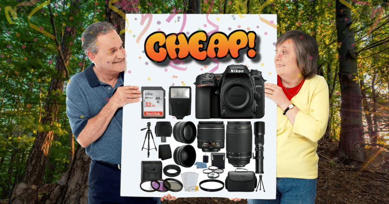 CHEAP: Ditch the amateur photography league with $1,610 off the Nikon D7500 megakit