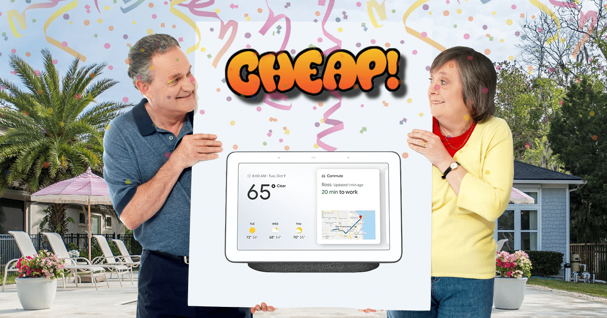 CHEAP: Yes, I will take 54% off this Google Home Hub thank you very much