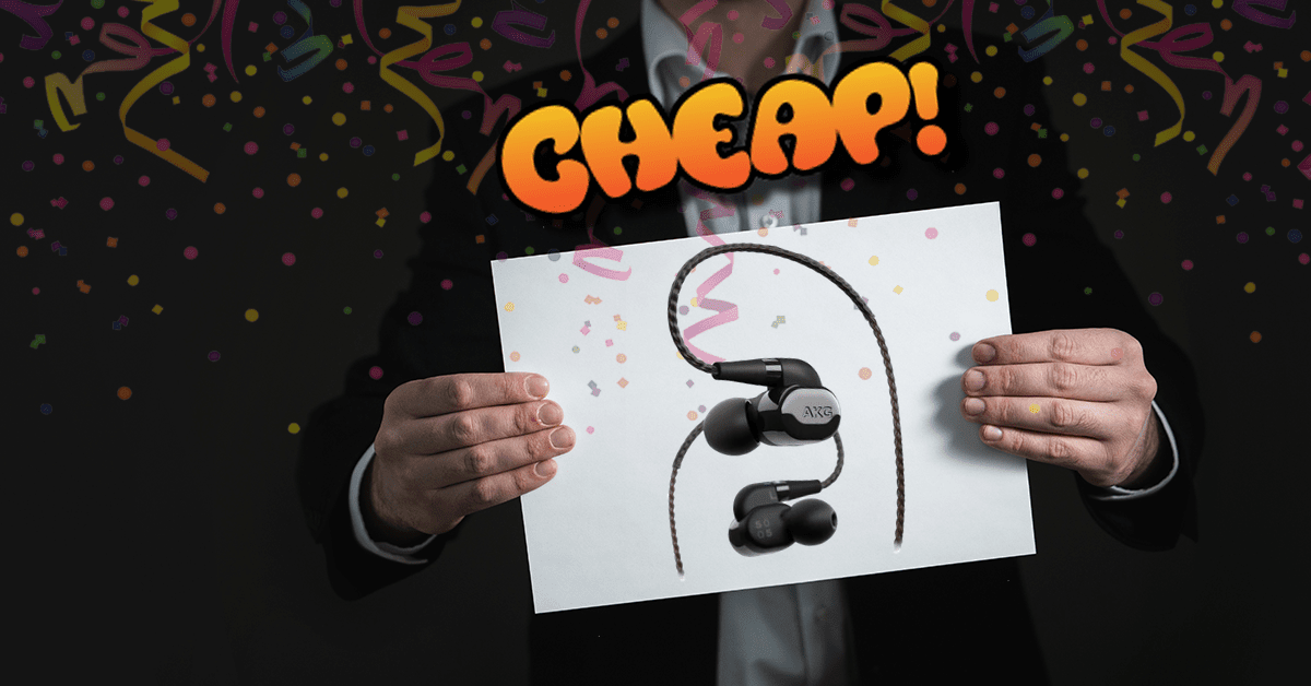 CHEAP: Fit in with posh audiophiles with $500 off AKG N5005 earphones