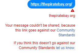 Facebook bloqueia links do The Pirate Bay – Tecnoblog