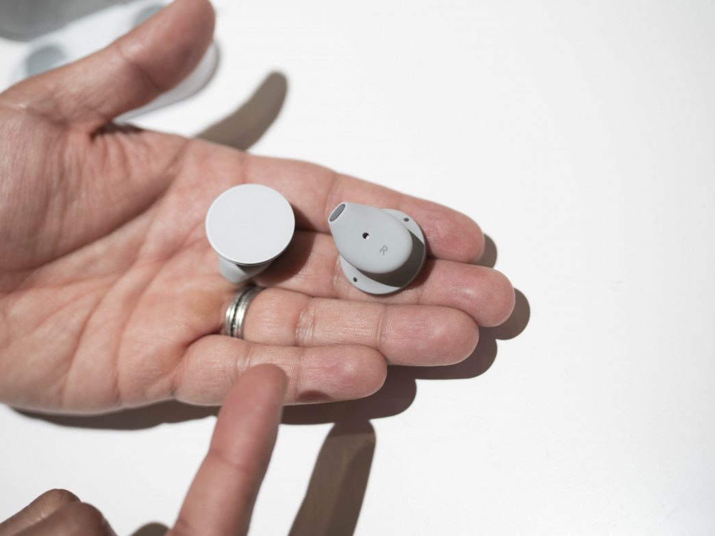 Handson Microsoft's Surface Buds are far more comfortable than they look