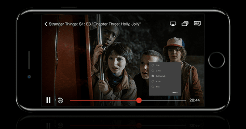 Netflix is testing a feature that lets you speed up boring episodes