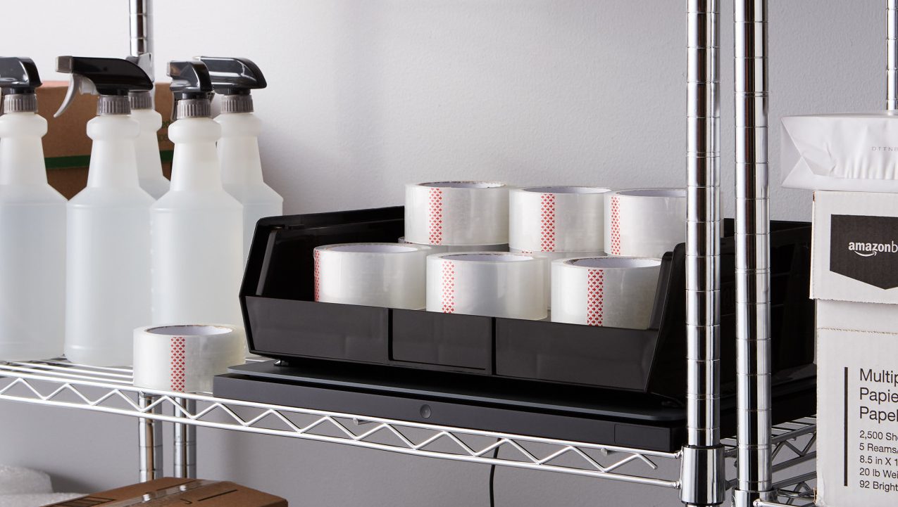 Stack up any supplies on your Dash Smart Shelf, and it'll re-order fresh supplies as they run low